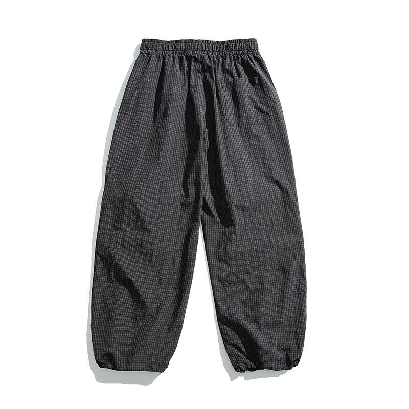 Unisex Lightweight Ripstop Cargo Pants with Multiple Flap Pockets and Elastic Hem Amarae