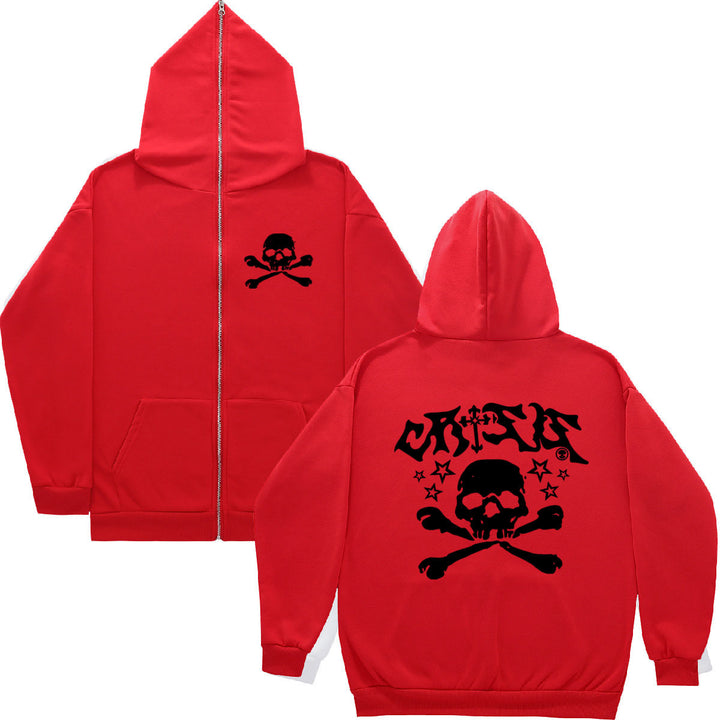 Lady hoodie with creative skull design Lune London