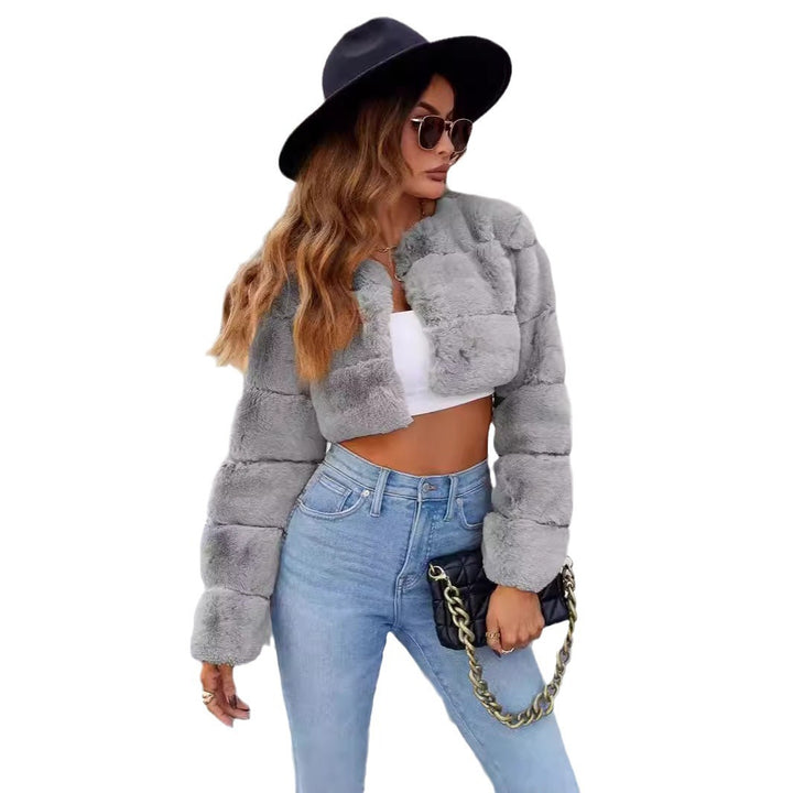 Ladies Cozy Short Jacket with Quilted Design Amarae