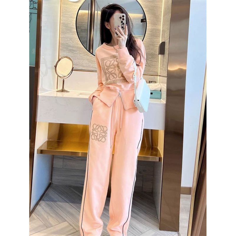 Women's sporty leisure set with zipper and comfortable fit Chic & Stil