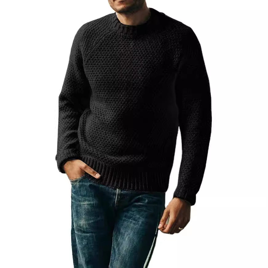 Men's knitted sweater with a timeless structured design Lune London