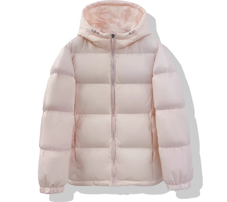Women's Quilted Puffer Jacket with Hood and Insulating Filling Lune London