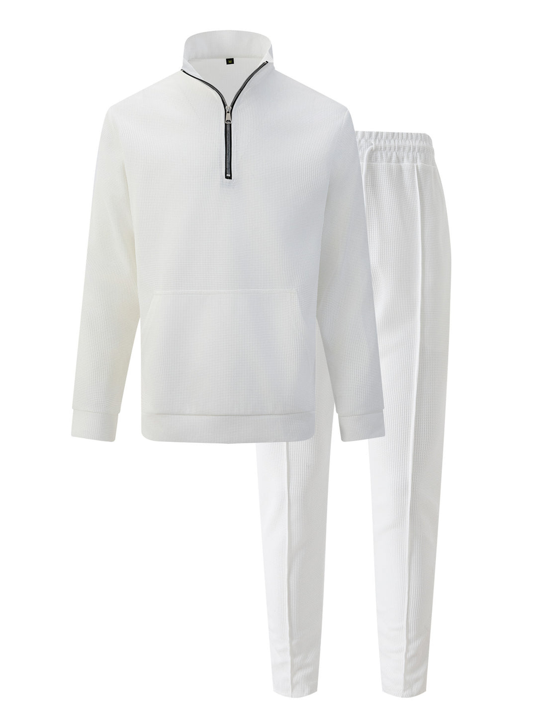 Men's sporty zip-up sweatshirt with comfortable jogger pants Lune London