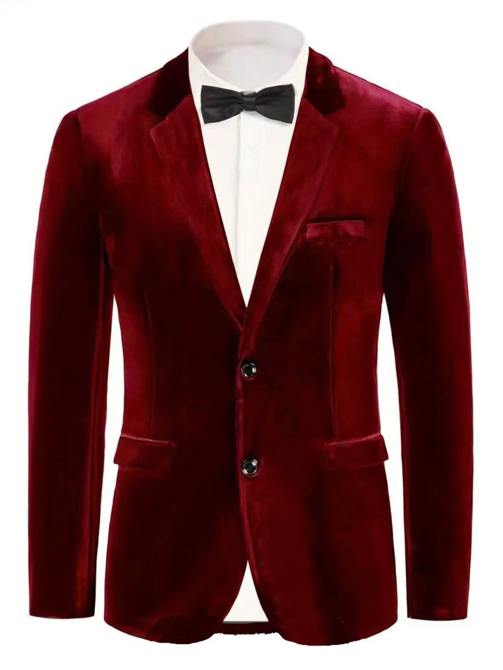 Men's Noble Velvet Blazer with Finesse Chic Und Stil