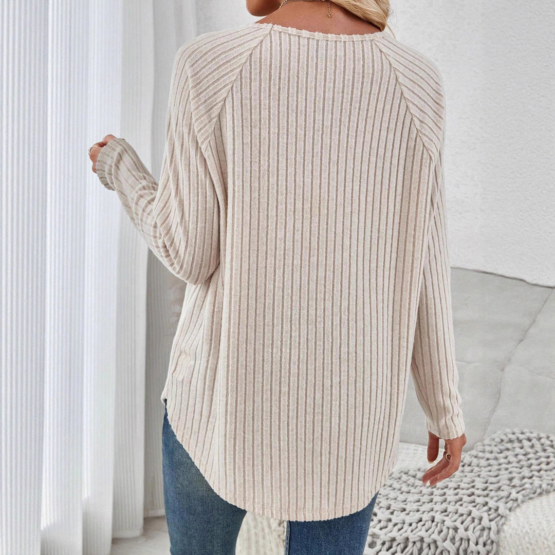 Women Striped Long Sleeve Shirt Lune London