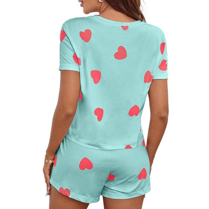 Lune London Women's Heart Print Loungewear Set
