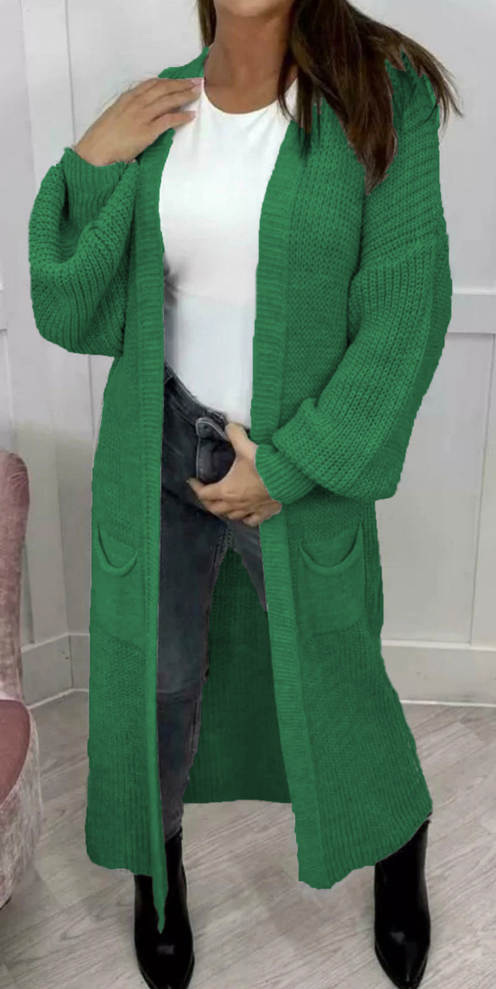 Manteau en tricot épais pour femmes dans un design ouvert décontracté Chic & Stil