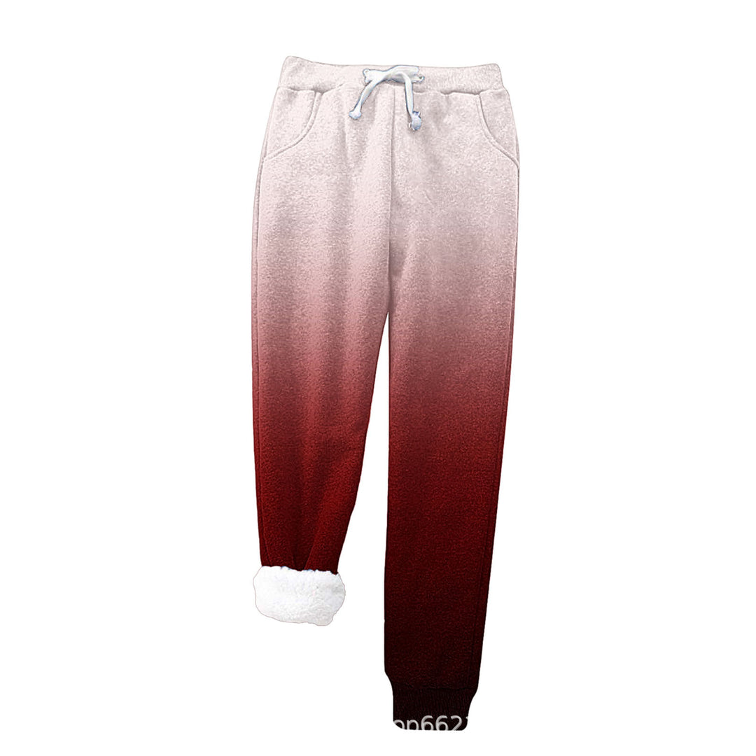 Fleece jogger pants for women with warm inner lining and elastic waistband Lune London