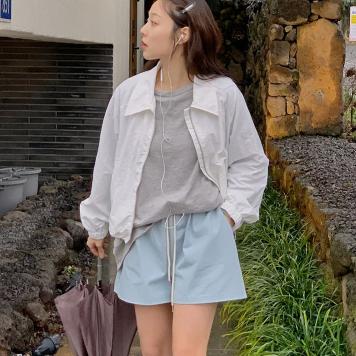 Veste de transition légère pour femmes avec fermeture éclair discrète Chic & Stil