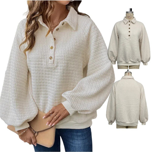 Amarae oversized casual sweater for women with textured pattern