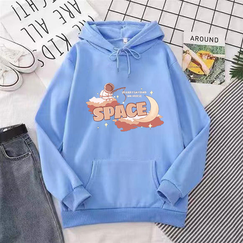 Women’s hoodie with creative space design Chic & Stil