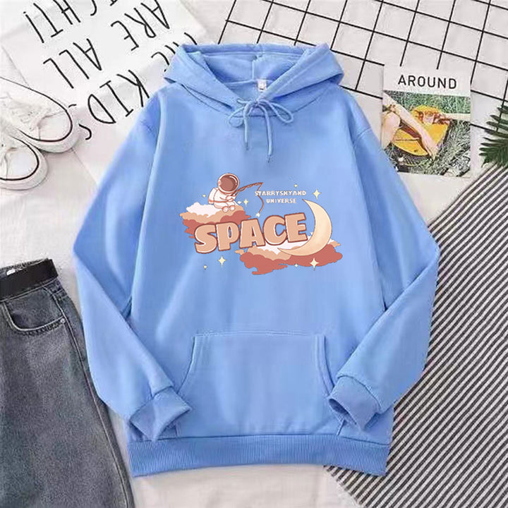 Women’s hoodie with creative space design Chic & Stil