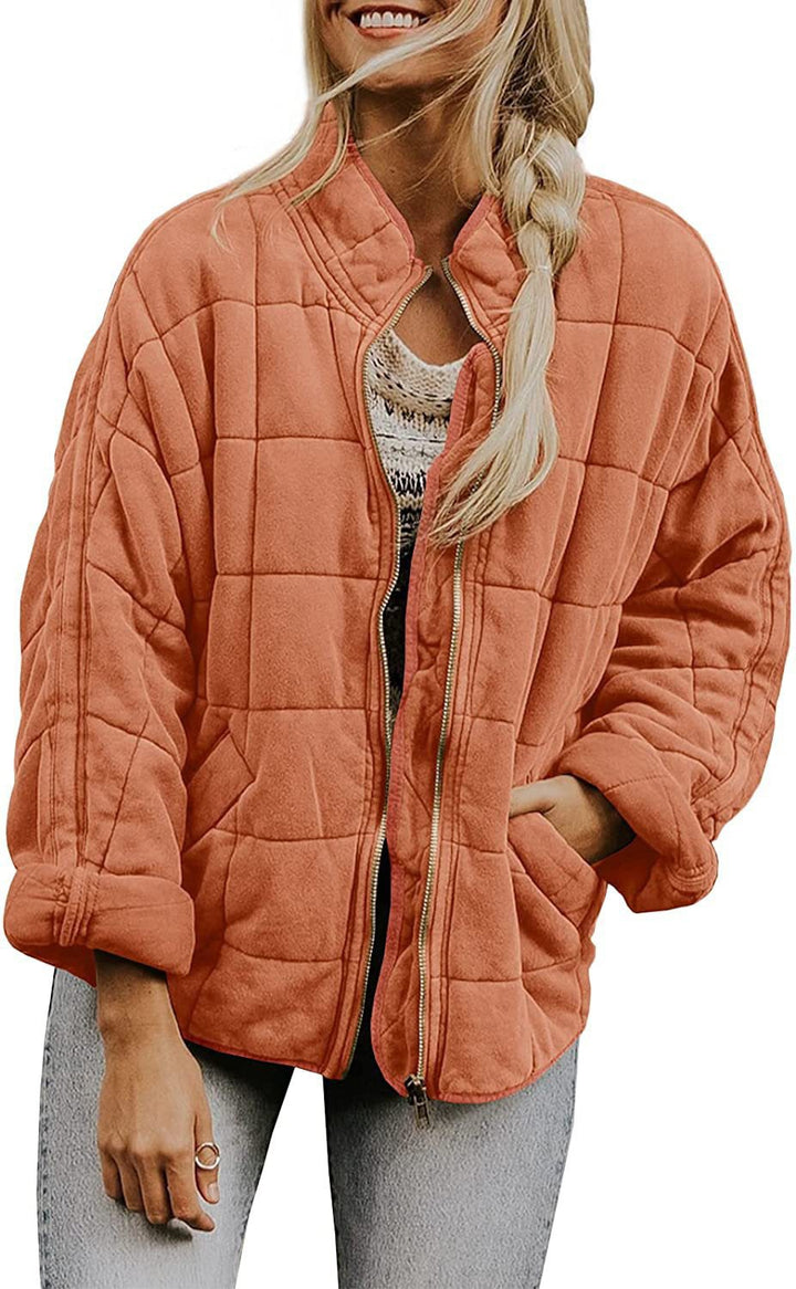 Ladies plus size quilted jacket Lune London