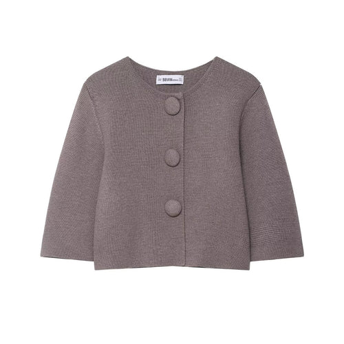 Cardigan féminin élégant avec détails de boutons Chic & Stil