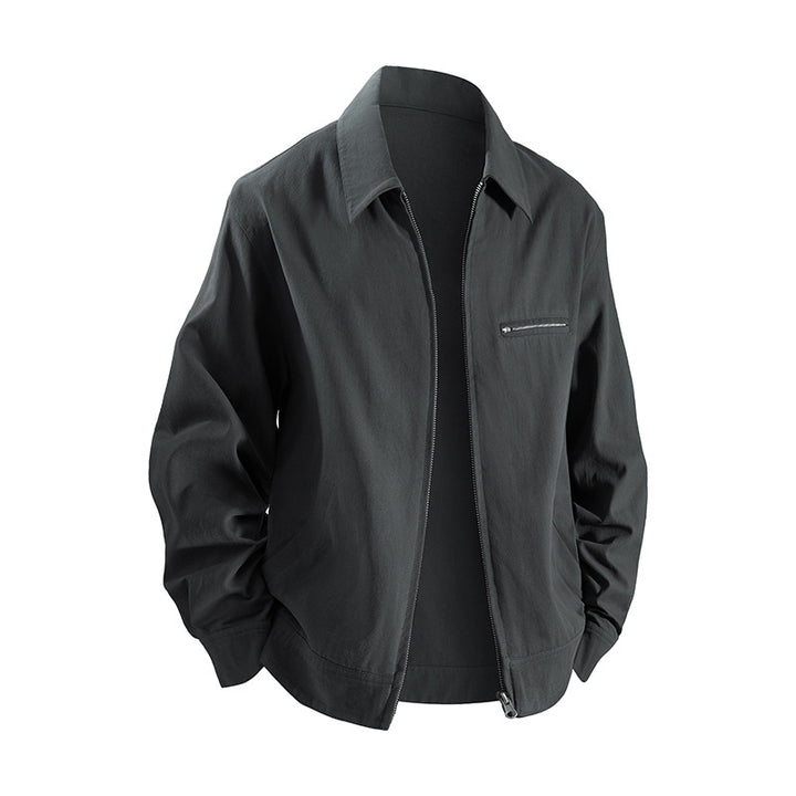Casual transition jacket for men with practical pockets and modern fit Lune London