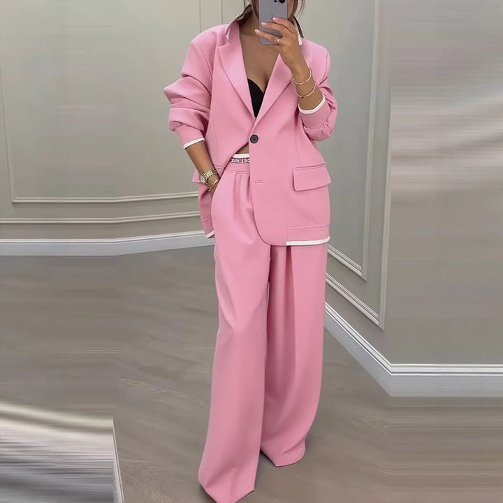Ensemble de blazer oversized à la mode pour femmes avec pantalon de costume élégant Chic & Stil