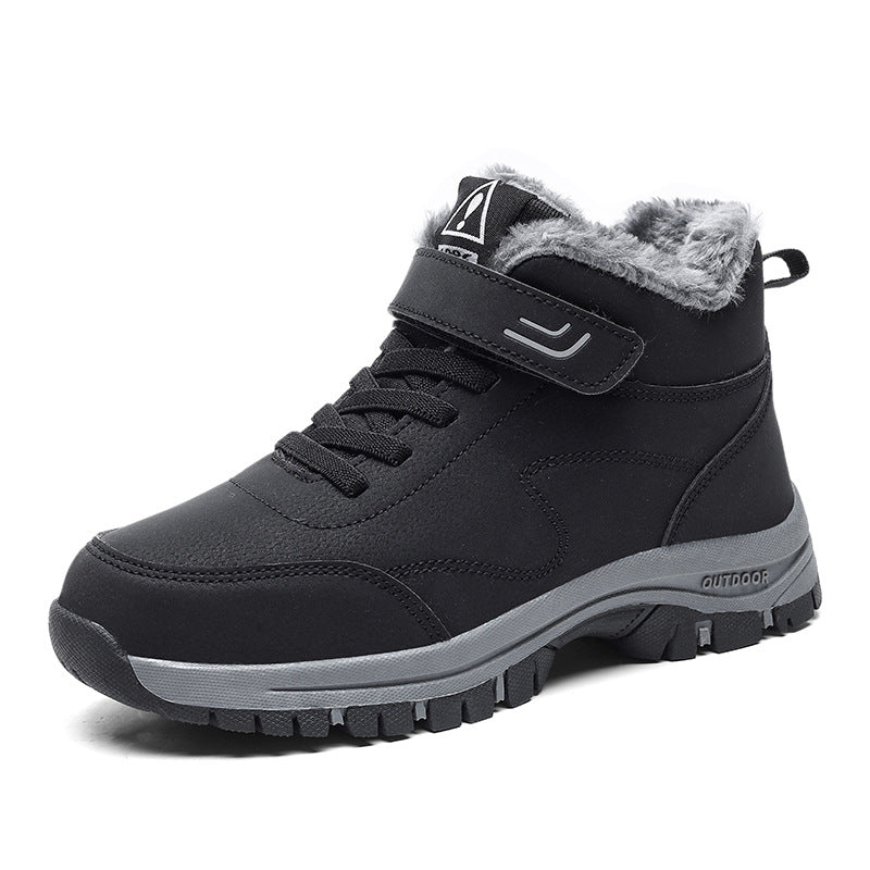 Women's ankle-height thermo hiking boots with faux fur lining and slip-resistant multi-zone profile sole Amarae