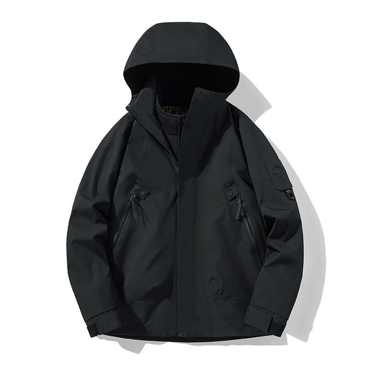Unisex Waterproof, Breathable Hardshell Outdoor Jacket with Hood Amarae