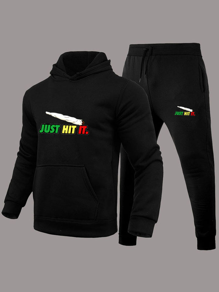 Women's hoodie and jogger set with striking pattern Lune London