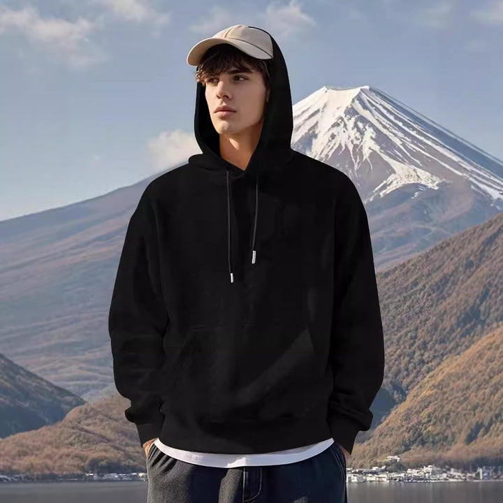 Men's Hoodie with structured design and kangaroo pocket Lune London