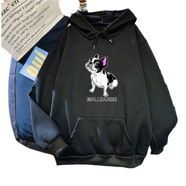 Women's hoodie with creative French Bulldog design Chic & Style