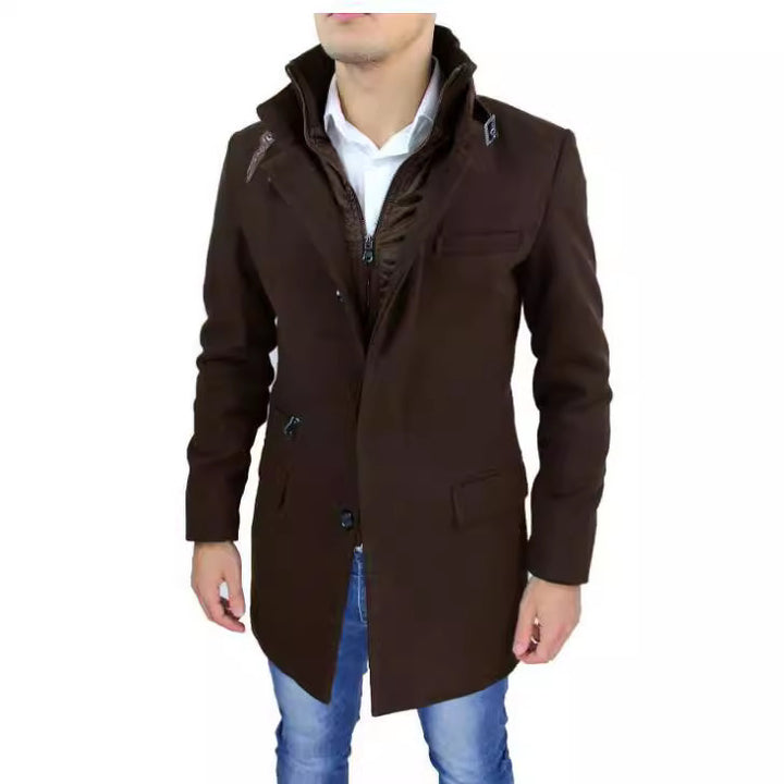 Fashionable warm jacket for men with innovative inner lining Lune London
