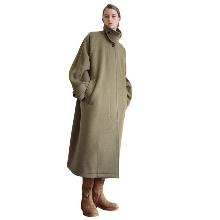 Manteau en laine surdimensionné pour femmes Chic & Stil