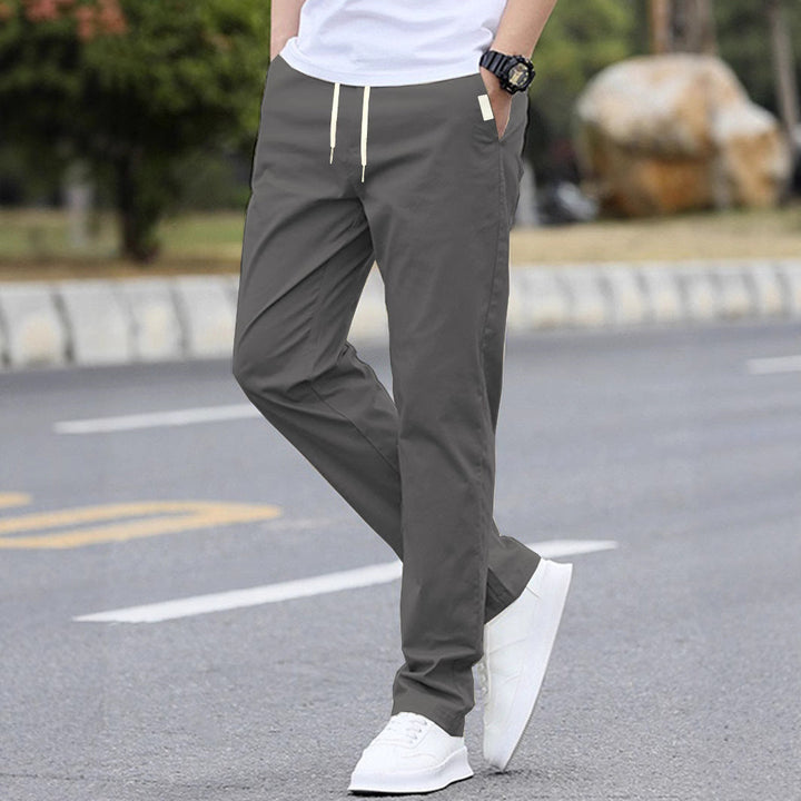 Men's sporty leisure pants with elastic waistband and modern side pockets Amarae