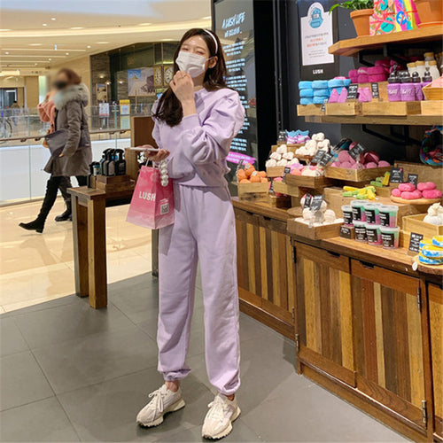 Ensemble de loisirs confortable pour femmes avec taille élastique et sweat à capuche Chic & Stil