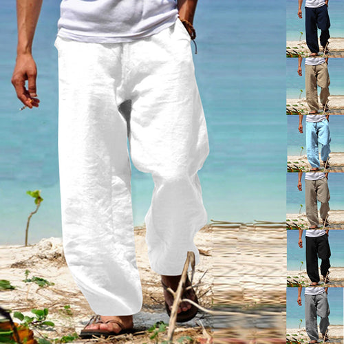 Light linen trousers for men Amarae