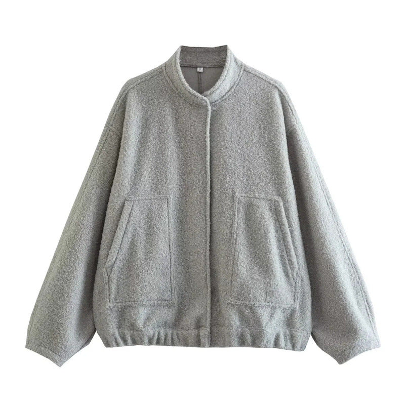Cool oversized wool blend jacket Women Amarae