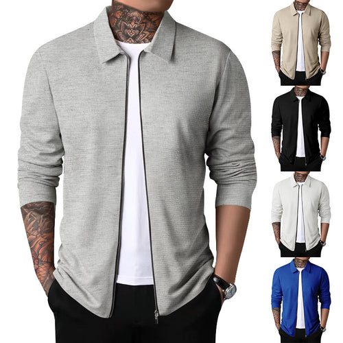 Pull-over zippé léger et à la mode pour hommes Amarae