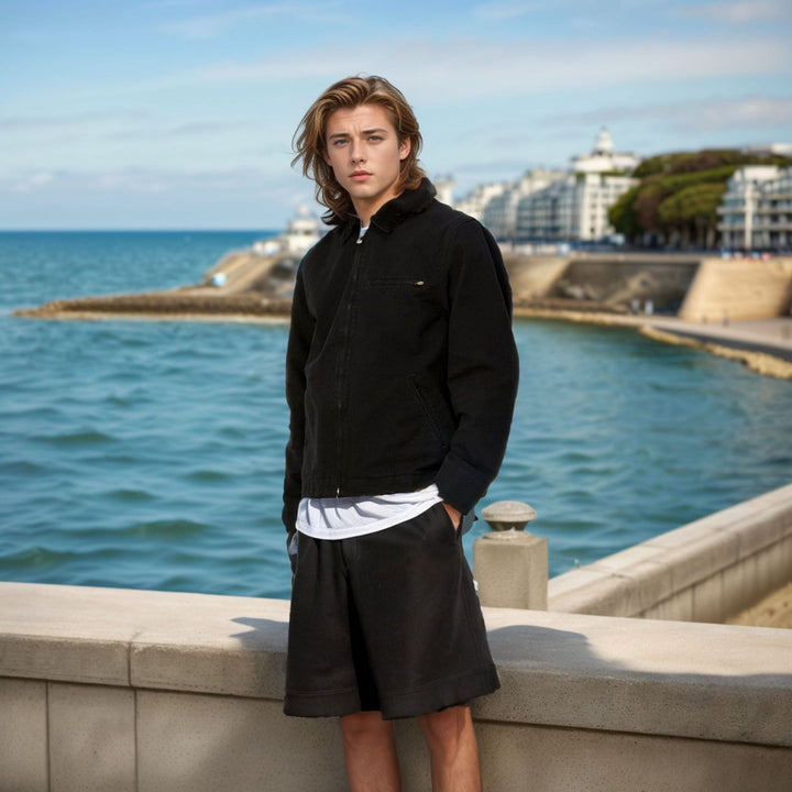 Casual transition jacket for men with practical pockets Lune London