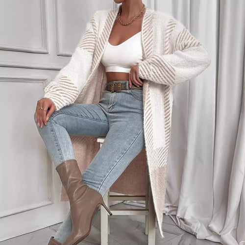Women's cardigan with geometric pattern Amarae