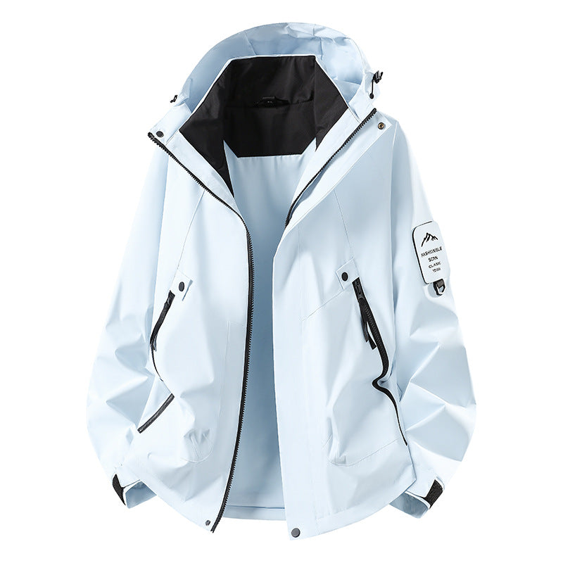 Men's Two-in-One Weather Protection Jacket with Removable Padded Vest and Adjustable Hood Amarae