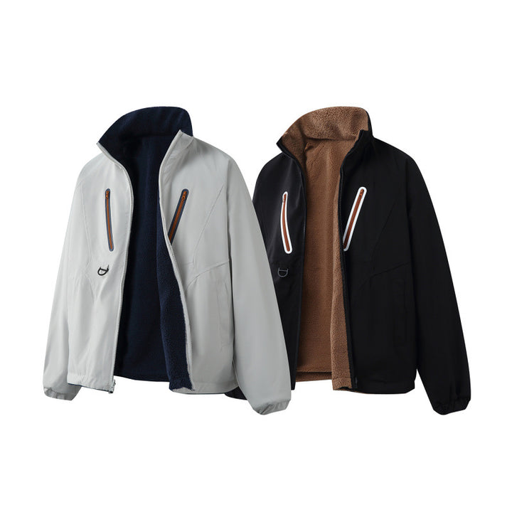 Unisex Lightweight Tech Softshell Jacket with Stand-up Collar, Water-repellent Membrane and Utility Pockets Amarae