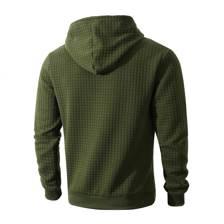 Men's hoodie with textured design Lune London