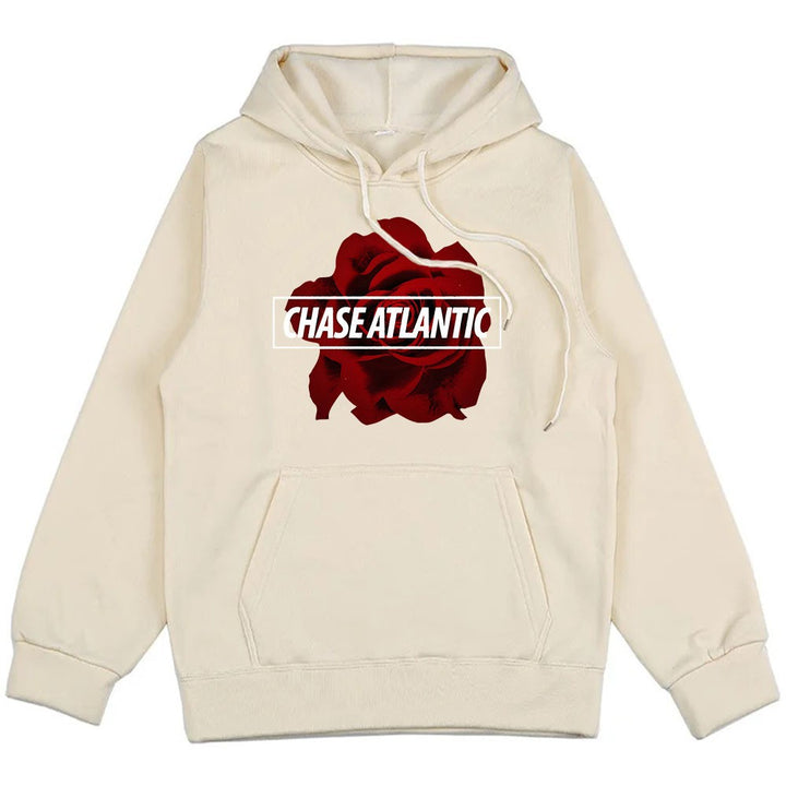 Women's hoodie with romantic rose design Chic & Stil