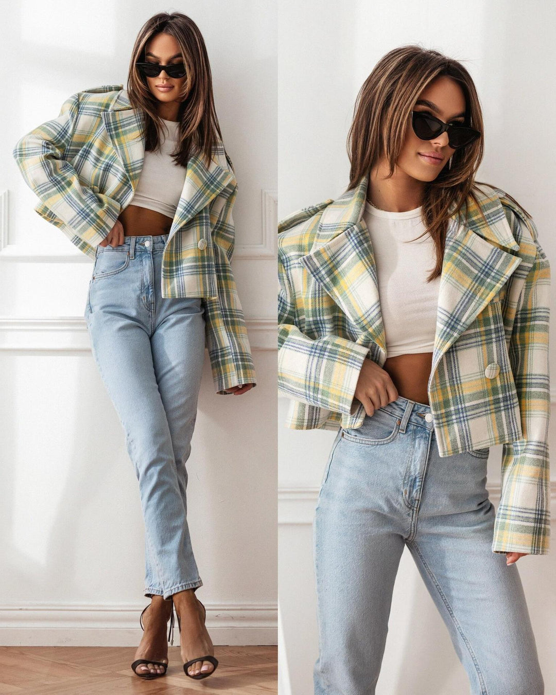 Elegant short jacket for women with a casual fit and practical pockets Lune London