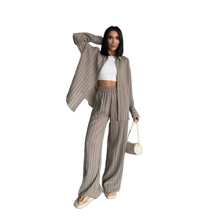 Lune London Women's Casual Shirt and Pant Set