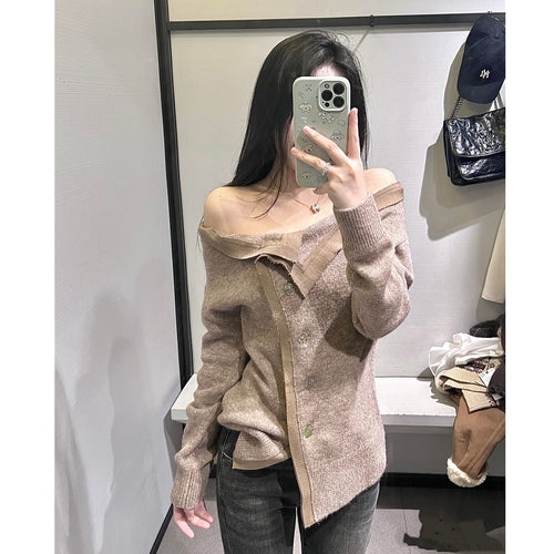 Cardigan douillet et doux pour femmes avec ceinture à liens élégants Chic & Stil