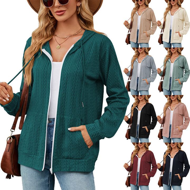 Lady cardigan with high collar and versatile design Lune London