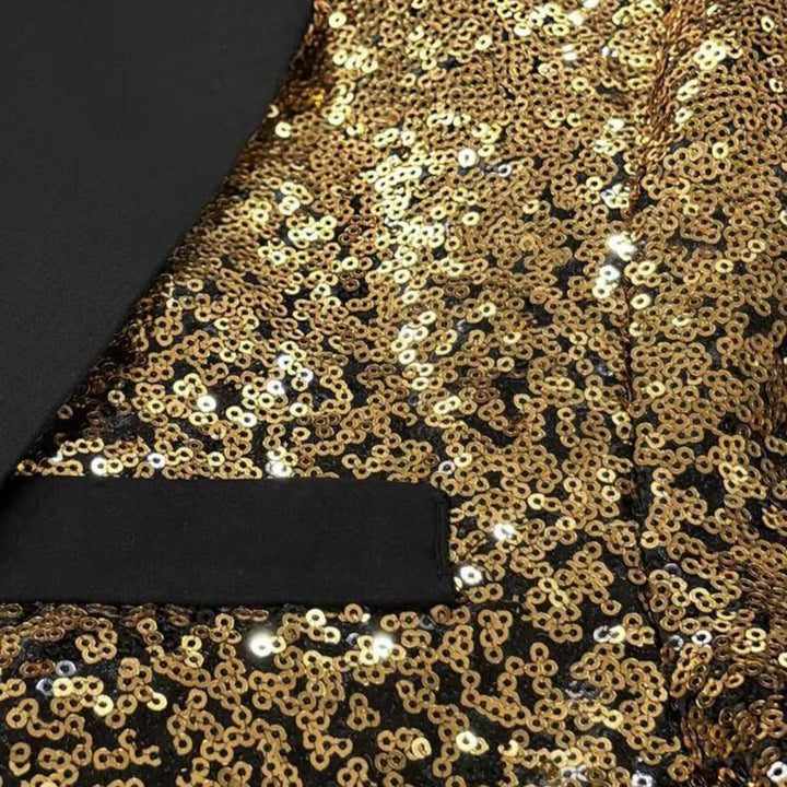 Men's Glamorous Sequin Blazer Lune London