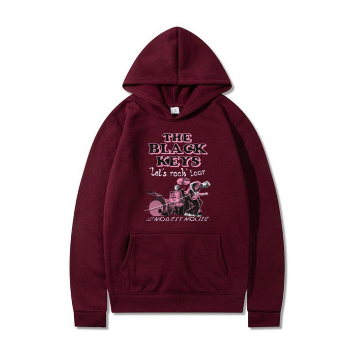 Women's hoodie with creative rock band design and comfortable fit Lune London