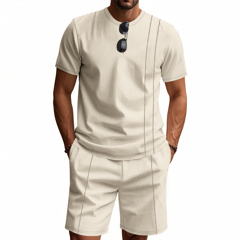 Casual training set for men with breathable design and elastic waistband Lune London