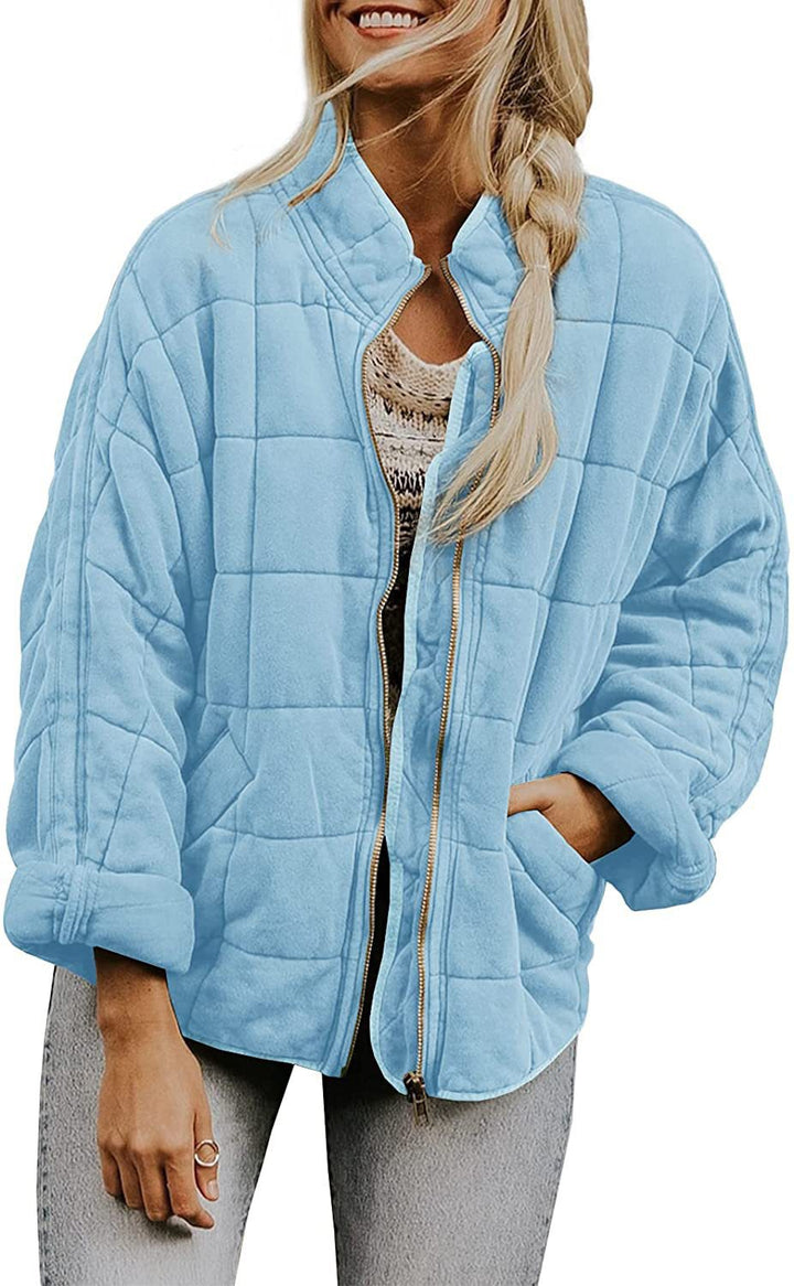 Ladies plus size quilted jacket Lune London