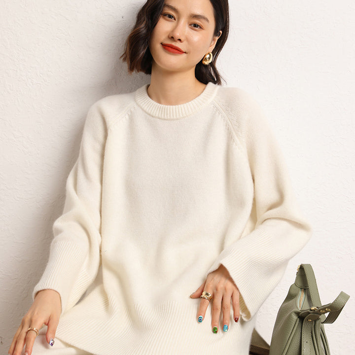 Pull en tricot épais pour femmes avec un design surdimensionné et des manches volumineuses Chic & Stil