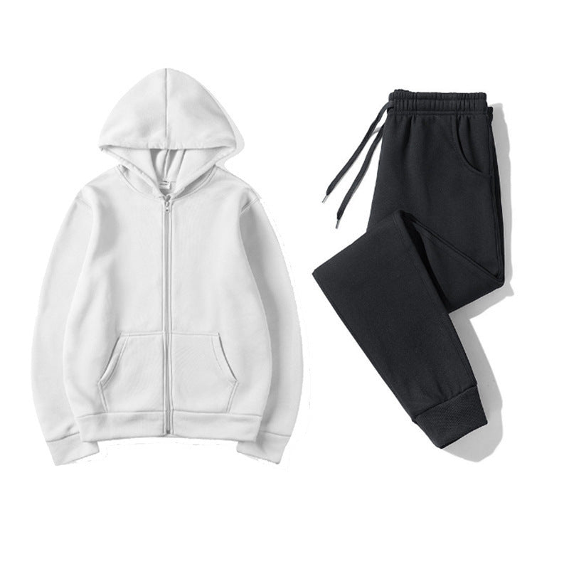 Women's sporty hoodie set with practical zipper and elastic waistband Lune London