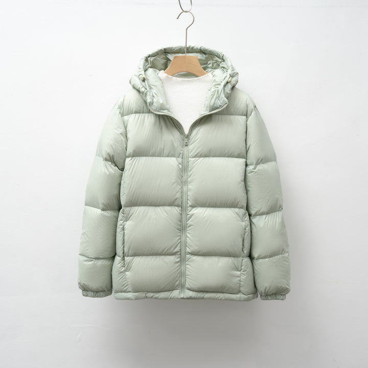 Ladies light insulated winter jacket with adjustable hood Lune London