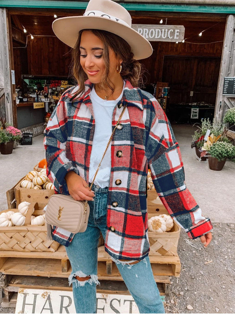 Ladies Flannel Check Shirt Lune London